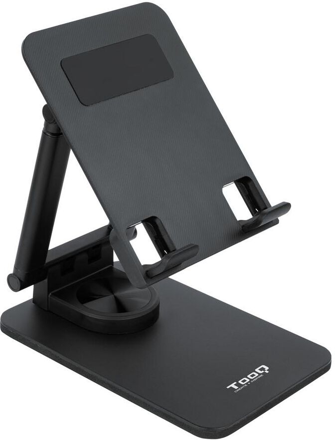 Soporte Mesa Tooq Girat&oacute;rio Ajustable p/ Tablet Max. 13" Negro image number 0
