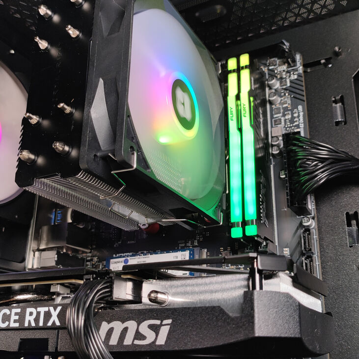 Ordenador AURA Gamer-PC Ryzen 5 7500F 32GB DDR5 1TB RTX 5060 Ti 16GB WiFi W11 image number 5