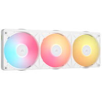 Ventilador Corsair iCUE Link RX360 II Unified Frame Blancas RGB PWM Triplo Ventilador 120mm (360mm) HUB