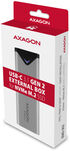 Caja Externo AXAGON EEM2-UG2 para M.2/NVMe/SSD USB-C 3.2 Gen2 silver image number null