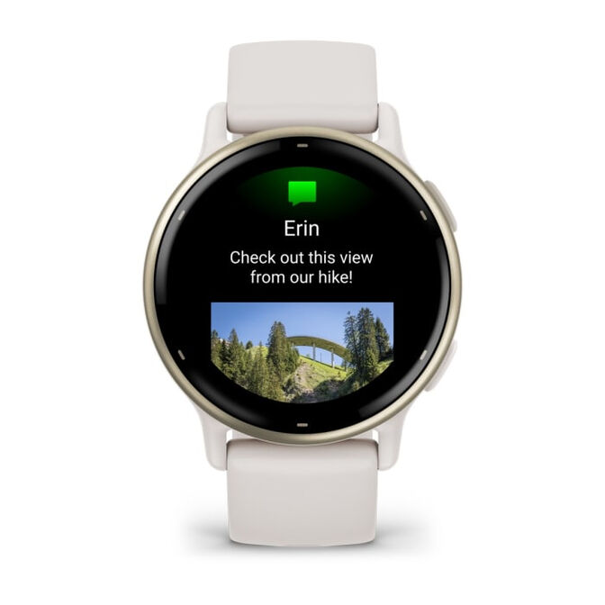 Smartwatch Garmin V&iacute;voactive 5 42mm Creme image number 1
