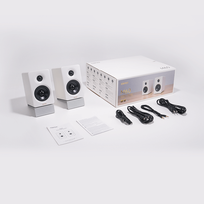 Altavoces Edifier Desktop M60 66W Bluetooth USB-C Blancos image number 4