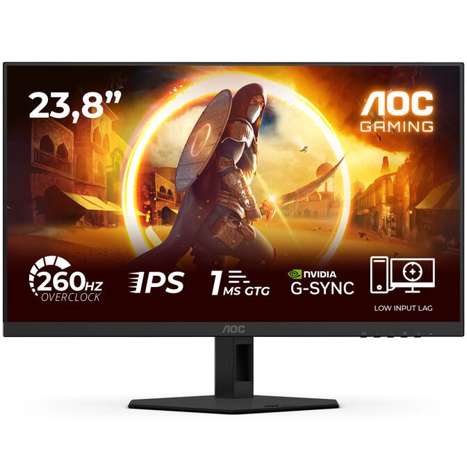 Monitor AOC Gaming 23.8" 24G4ZRE Fast W-IPS FHD 180Hz 1ms Adaptive Sync image number 0