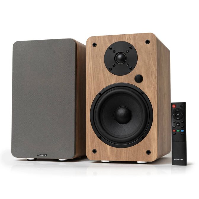 Altavoces Hi-Fi Vulkkano A6 ARC 80W Bluetooth HDMI ARC Marrones image number 0