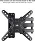 Soporte de Pared Tooq Tilt e Giratónrio 13" a 43" 66-370 mm Max. 20kg Negro image number null