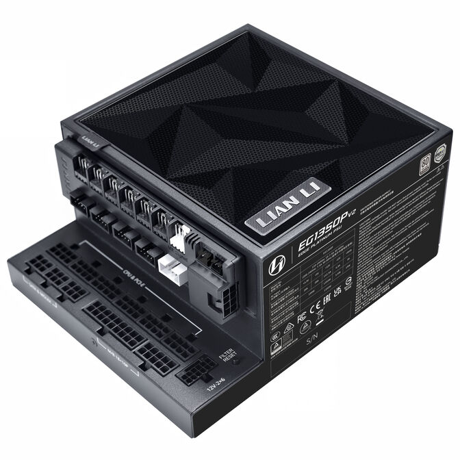 Fuente Modular Lian Li Edge Platinum V2 1350W 80+ Platinum Negra (C/Hub) image number 0