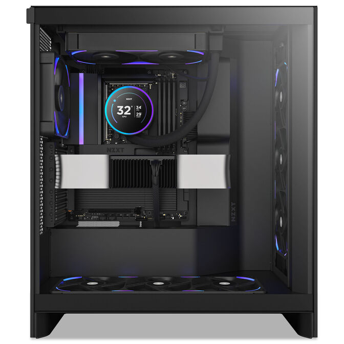 Ventilador NZXT F240X Perfomance RGB Single-Frame Negras - Duplo Vent&iacute;lador 120mm (240mm) image number 7