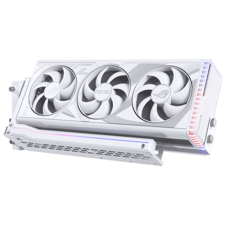 GPU Bracket vertical Phanteks+Cabo PCI-E 5.0 x16 Fita Riser 22cm Blanco image number 2