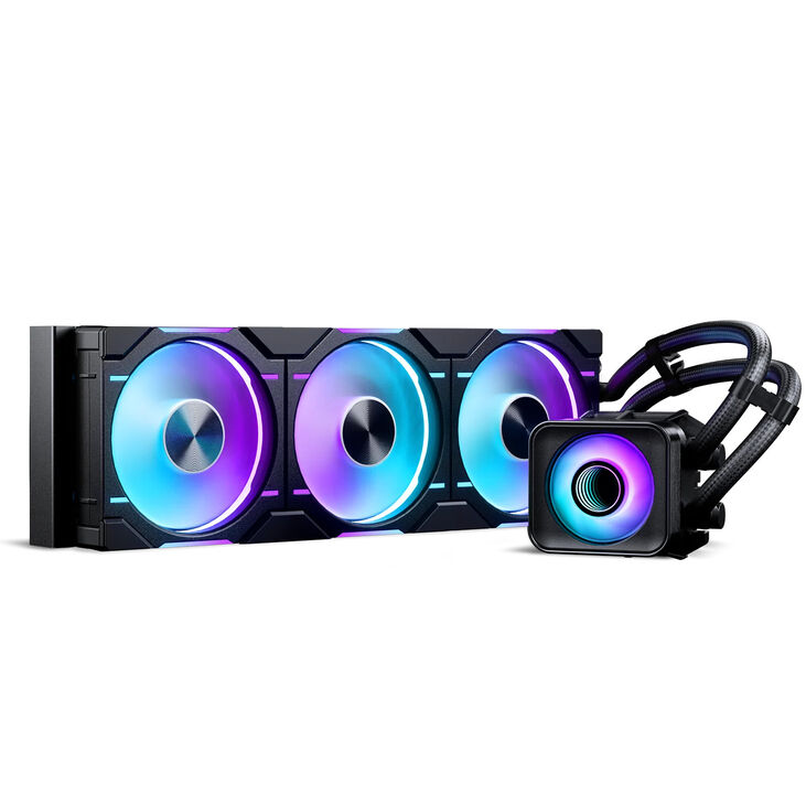Water Cooler CPU Phanteks Glacier One 360D30 DRGB X2 Negro - 360mm image number 0