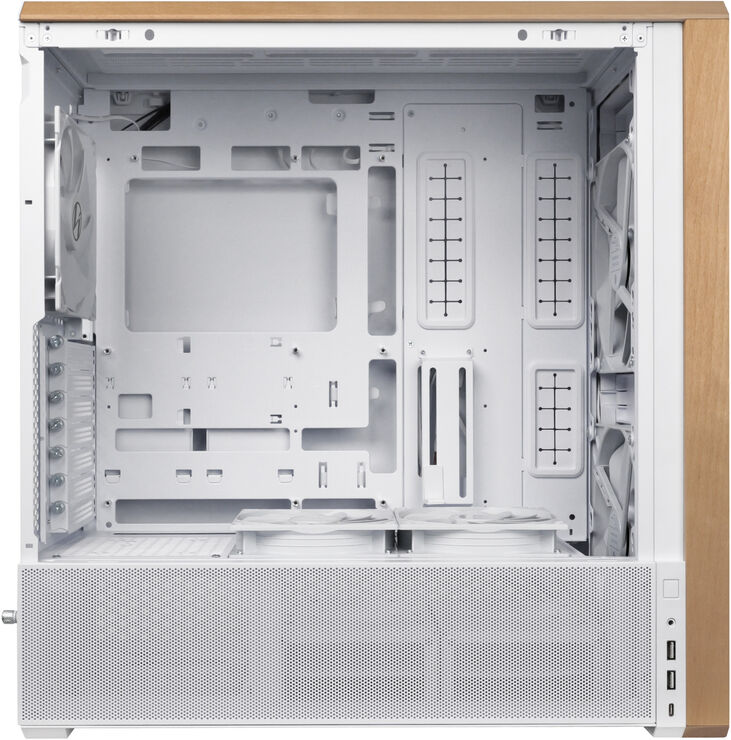 Caja ATX Lian Li Lancool 217 Blanca Vidrio Templado image number 4
