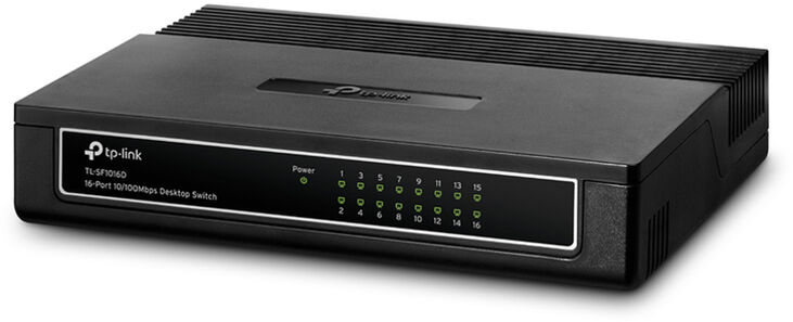 TP-Link TL-SF1016D No administrado Fast Ethernet (10/100) Negro image number 1