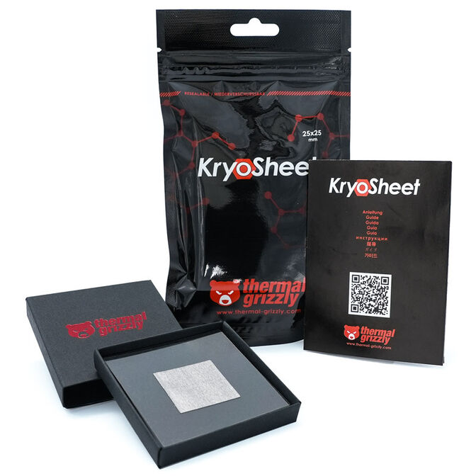 Thermal Pad Thermal Grizzly KryoSheet - 25 x 25 mm image number 0