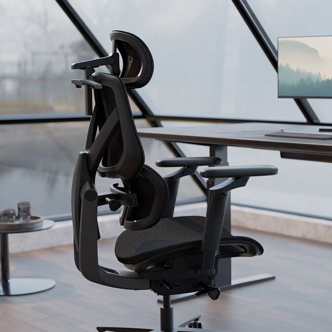 Silla Gaming Ergonomica ThunderX3 FLEX Pro, Apoio lombar 360 graus - Loft Dark Grey image number 7
