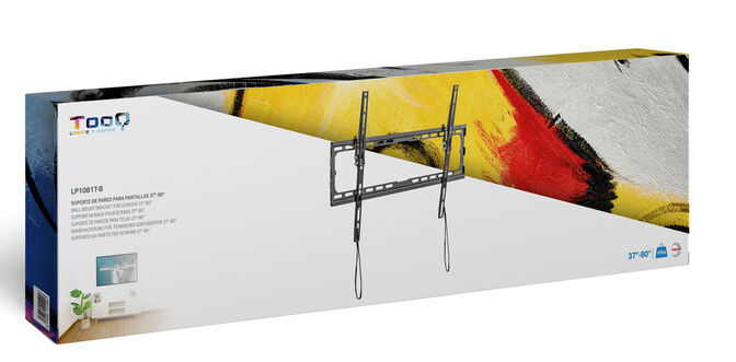 Soporte de Pared Tooq Tilt 37" a 80" Max. 45Kg Negro image number 2
