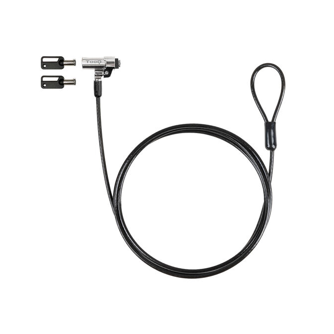 Candado Antirrobo Tooq con Llave Tipo NANO 1,50 metros image number 2
