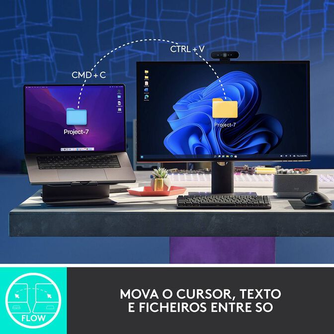 Rat&oacute;n &Oacute;ptico Logitech MX Master 3S Advanced Bluetooth Edition 8000DPI Graphite image number 6