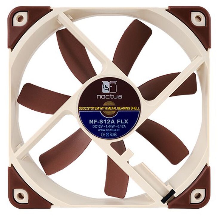 Ventilador Noctua NF-S12A FLX (1200/900/700rpm) 120mm image number 3