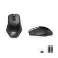 Rat&oacute;n Tooq TQMW-1102-B Wireless 1600DPI Negro image number null