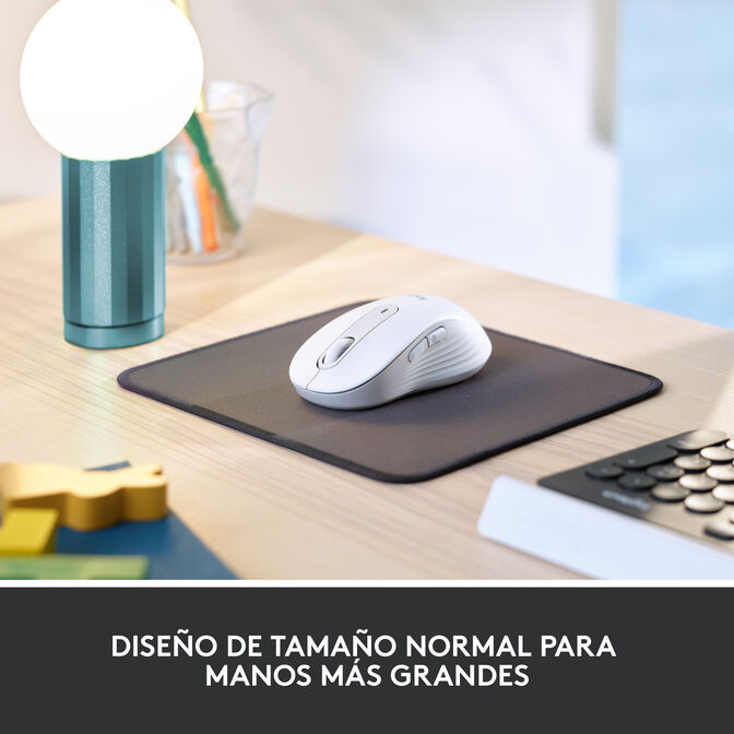 Rat&oacute;n Logitech Signature M650 L for Business 4000DPI Wireless/Bluetooth Blanco image number 10