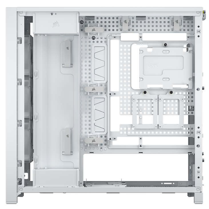 Torre E-ATX Corsair Frame 5000D RS Airflow Blanco Cristal Templado image number 6