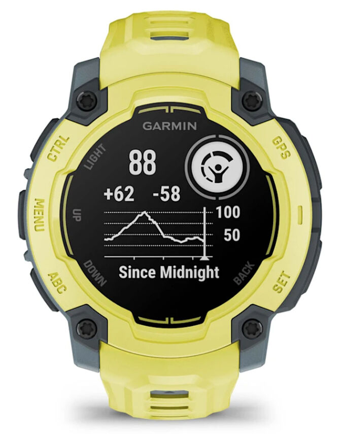 Smartwatch Garmin Instinct E 45mm Amarelo image number 5