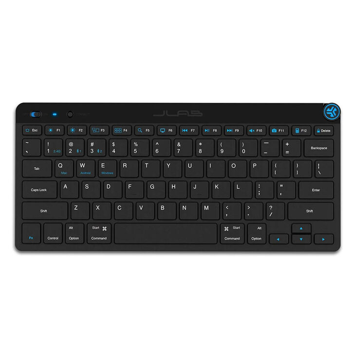 JLab GO teclado Universal Bluetooth QWERTY Inglés Negro image number 0