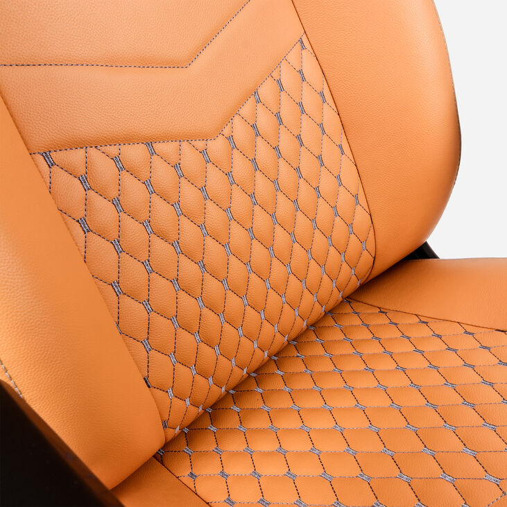 Silla noblechairs ICON Real Leather Cognac / Negro image number 4