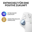 Rat&oacute;n Logitech Ergo M575s Trackball Blanco image number null