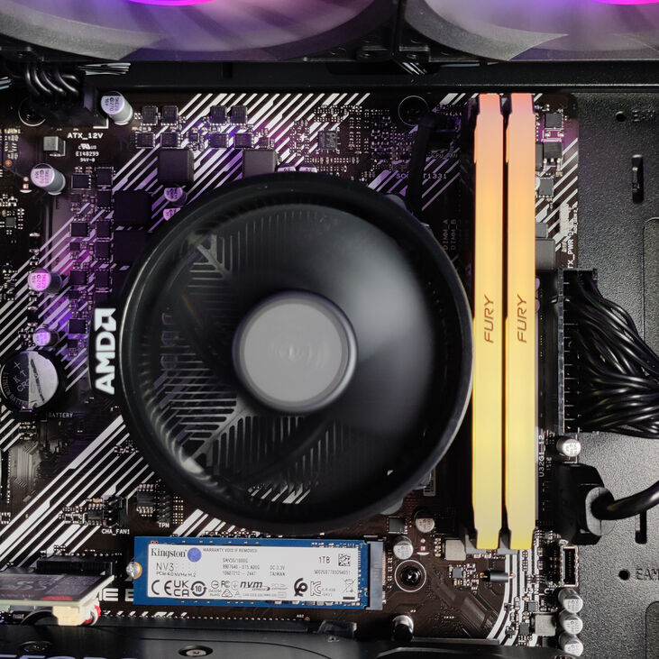 Ordenador AURA Gamer-PC TEAM 7 EDITION Ryzen 5 7500F 32GB DDR5 1TB RTX 5060 WiFi W11 image number 7