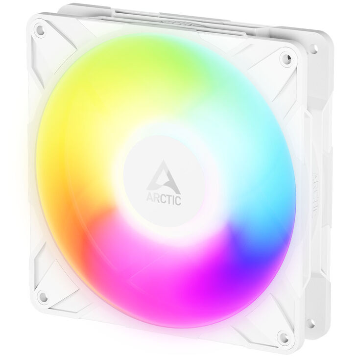 Ventilador Arctic P14 PRO Reverse PWM A-RGB 140mm (Pack 3) - Branco image number 1
