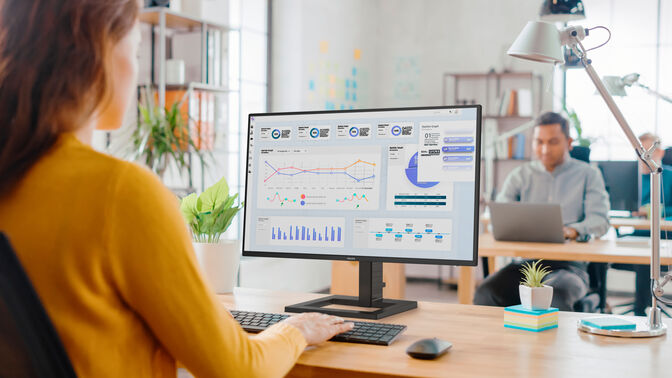 Monitor Philips S&eacute;rie 1000 24" 24E1N1300AE IPS FHD 100Hz 1ms c/colunas + Aj.Altura image number 8