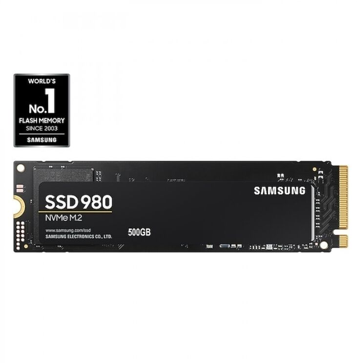 SSD Samsung 980 500GB M.2 NVMe (3100/2600MB/s) image number 1