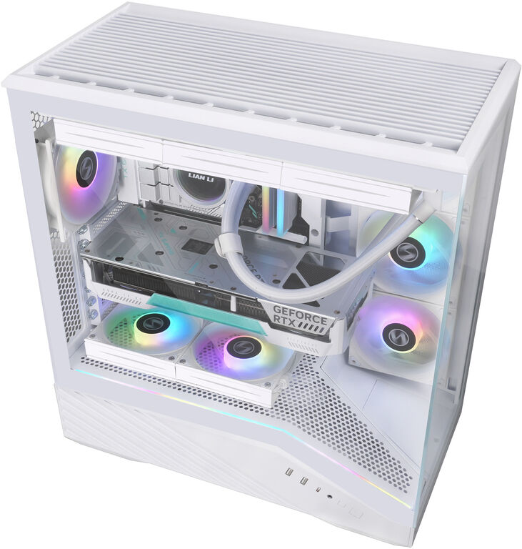 Caja ATX Lian Li Vector V100 Blanca Vidrio Templado image number 4