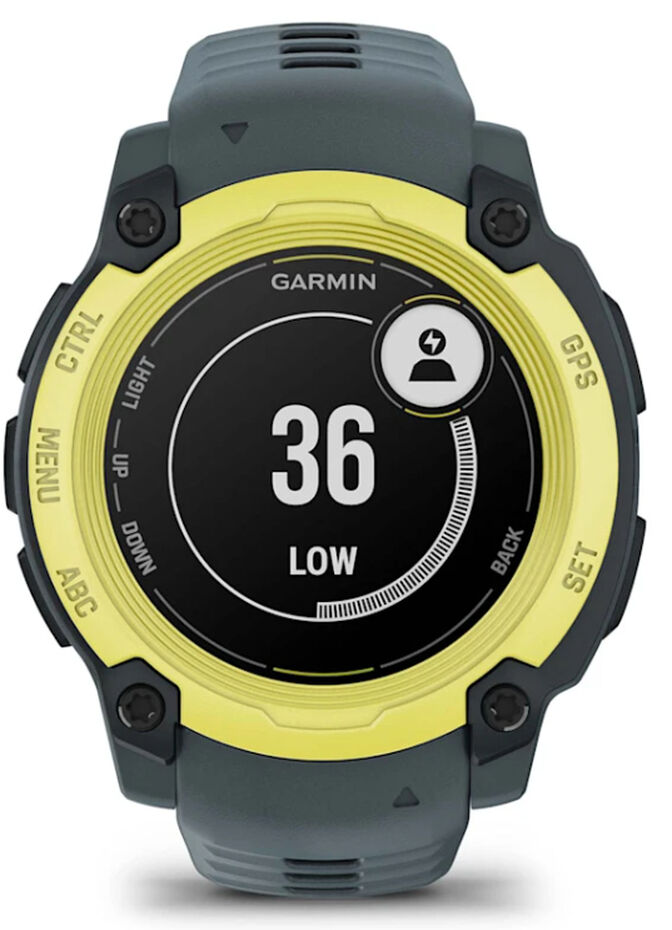 Smartwatch Garmin Instinct E 40mm Amarelo/Azul image number 6