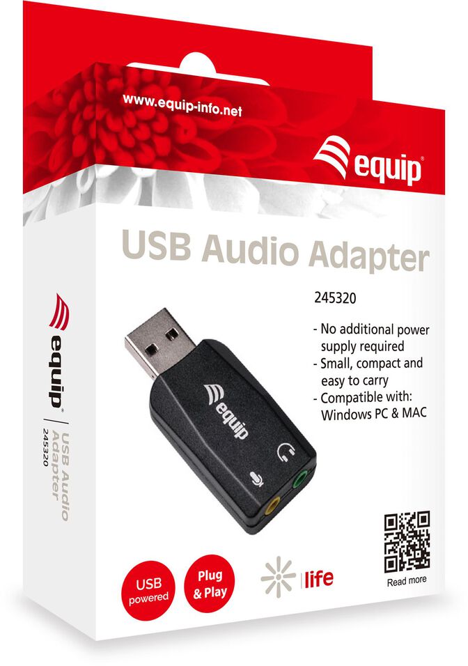 Adaptador de &aacute;udio Equip USB 2.0 image number 2