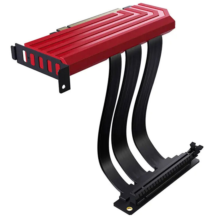 Card Riser Hyte PCI-E 4.0 20cm Rojo image number 0