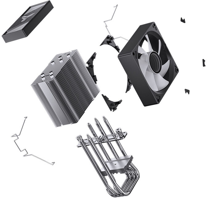 Ventilador CPU Jonsbo CR-1400V2 ARGB Negro - 92mm image number 6