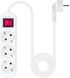 Regleta Nanocable 3 Tomas c/ switch 1.4 M Blanco image number null