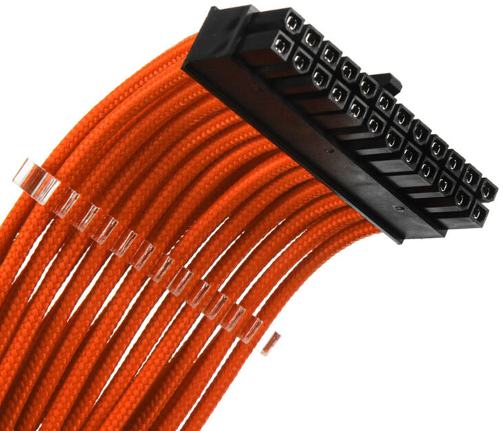 Kit de Expansi&oacute;n Phanteks Cables Sleeved 50cm Naranja image number 1
