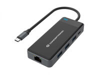 HUB USB Conceptronic 7-in-1 USB-C 3.2 > 3x USB-A 3.0 + 2x HDMI + Gigabit + USB-C (PD100W)