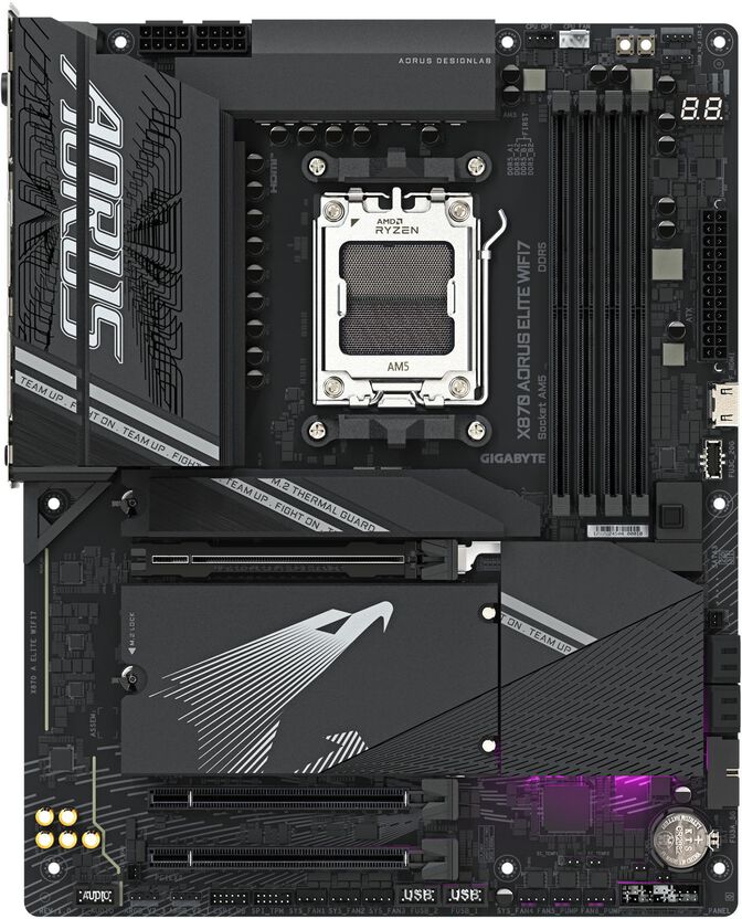 Placa Base Gigabyte X870 Aorus Elite WiFi7 image number 1