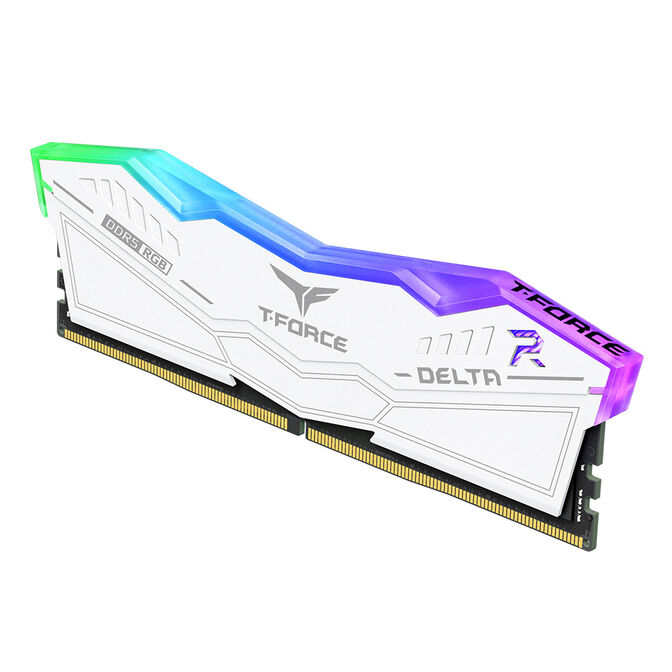 Team Group Kit 32GB (2 x 16GB) DDR5 6000MHz Delta RGB Blanco CL30 image number 1