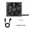 Fuente Alimentaci&oacute;n Tooq 650W PFC Activo image number null