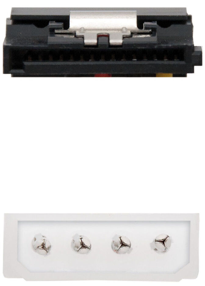 Cable de Alimentaci&oacute;n SATA Angular NanoCable - Molex 4Pin/M - SATA/F 16CM image number 2