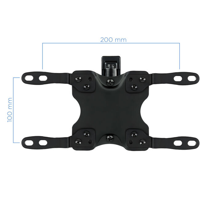 Soporte de Pared Tooq Tilt e GiRat&oacute;nrio 3 Pivots 13" a 42" Max. 20Kg Negro image number 13