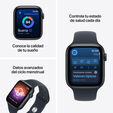 Smartwatch Apple Watch SE 3 GPS 40mm Midnight Aluminium Case with Navy Blue Sport Band - S/M image number null