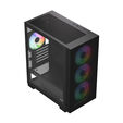 Caja Micro-ATX Aerocool B310A Flow ARGB Vidro Temperado Preto image number null
