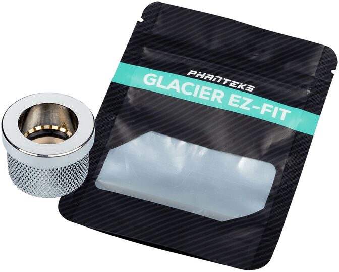 Conector Phanteks Glacier EZ-Fit F16G1/4 - Chrome image number 4