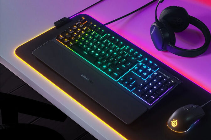 Teclado SteelSeries Apex 3 RGB (PT) image number 5