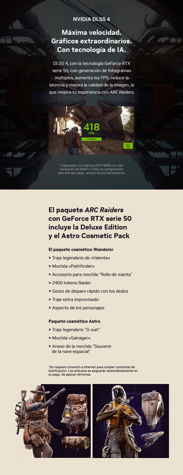 Tarjetas Gráficas GeForce RTX Serie 50